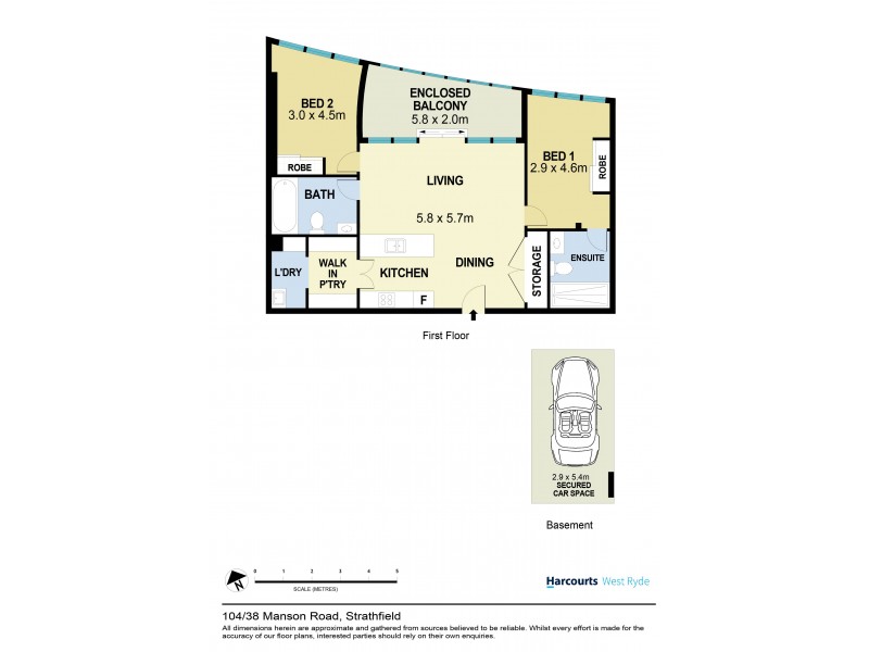 104/38 Manson Road, Strathfield NSW 2135 Floorplan