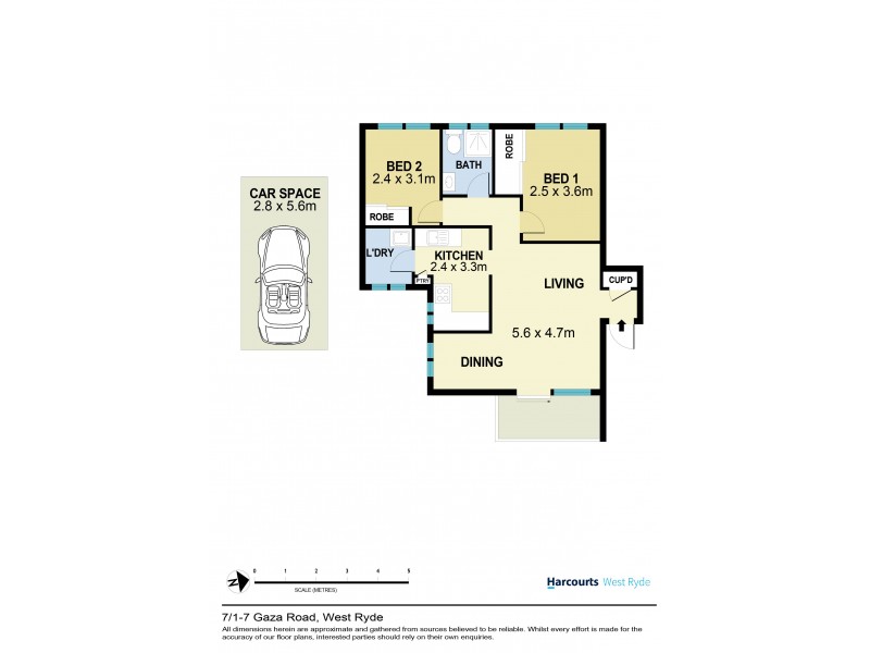 7/1-7 Gaza Road, West Ryde NSW 2114 Floorplan