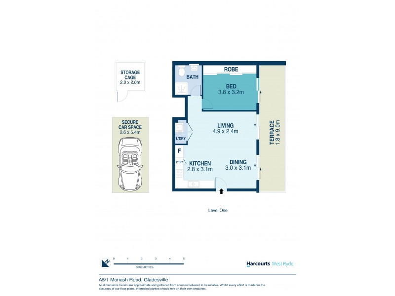 5/1 Monash Road, Gladesville NSW 2111 Floorplan