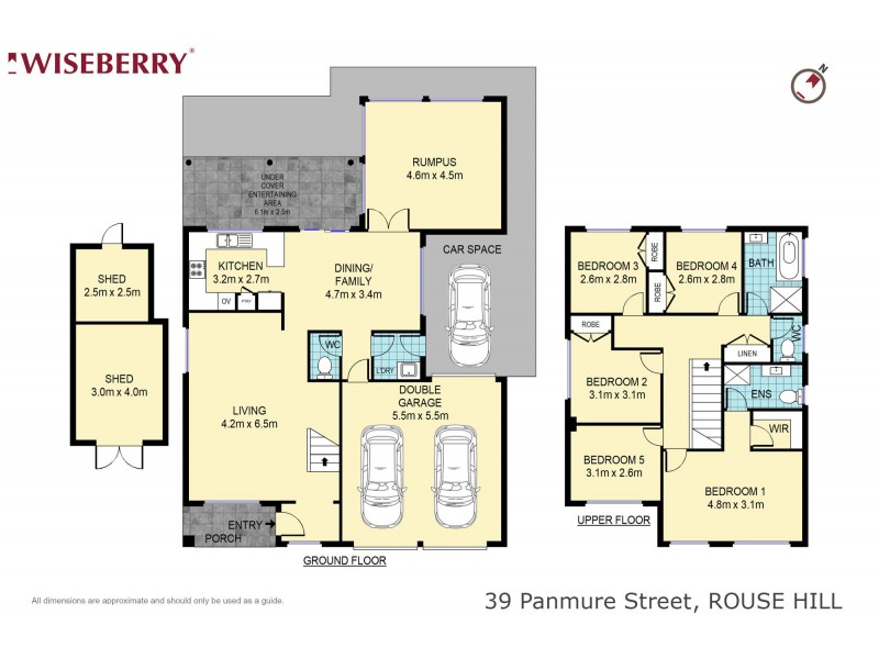 39 Panmure Street, Rouse Hill NSW 2155 Floorplan