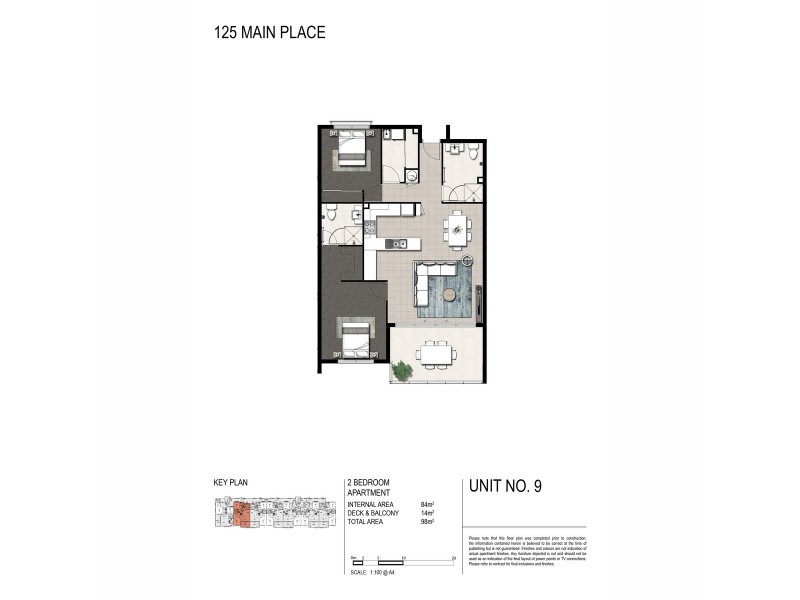1/125 main Street, Beenleigh QLD 4207 Floorplan