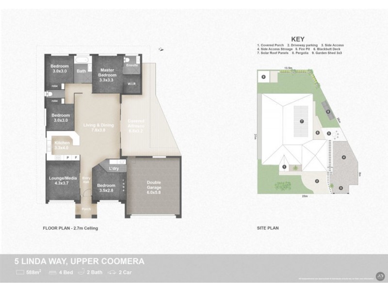 5 Linda Way, Upper Coomera QLD 4209 Floorplan