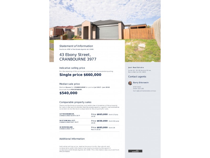 43 Ebony Street, Cranbourne VIC 3977