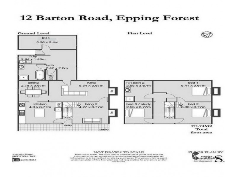 12 Barton Road, Epping Forest TAS 7211 Floorplan