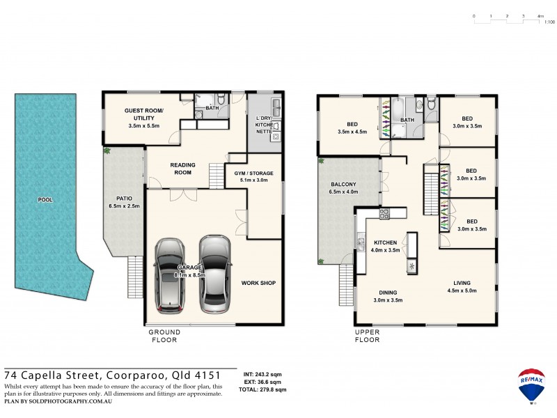 74 Capella Street, Coorparoo QLD 4151 Floorplan