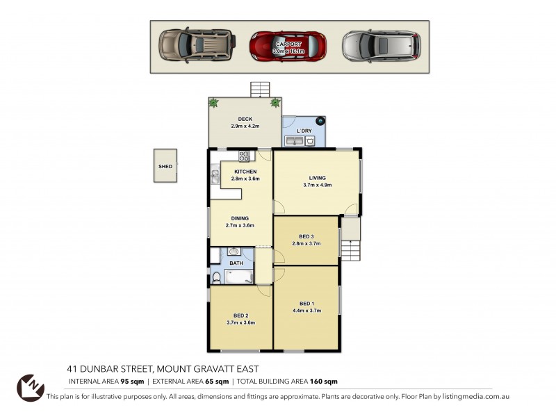 41 Dunbar Street, Mount Gravatt East QLD 4122 Floorplan