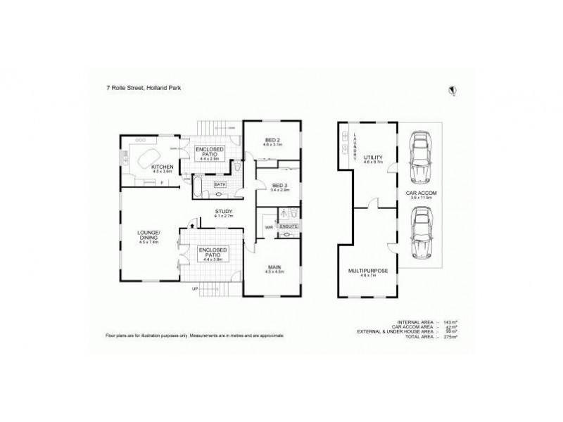 7 Rolle Street, Holland Park West QLD 4121 Floorplan