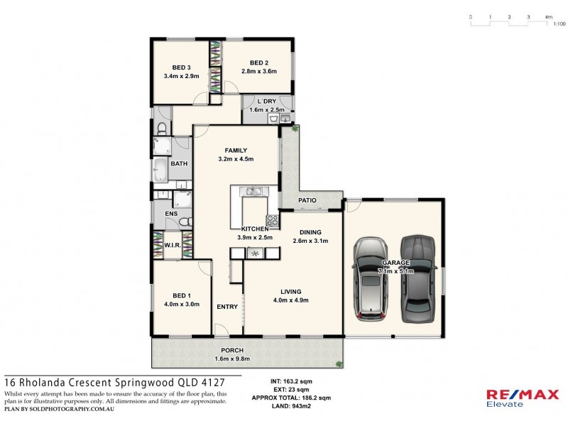 16 Rholanda Crescent, Springwood QLD 4127 Floorplan