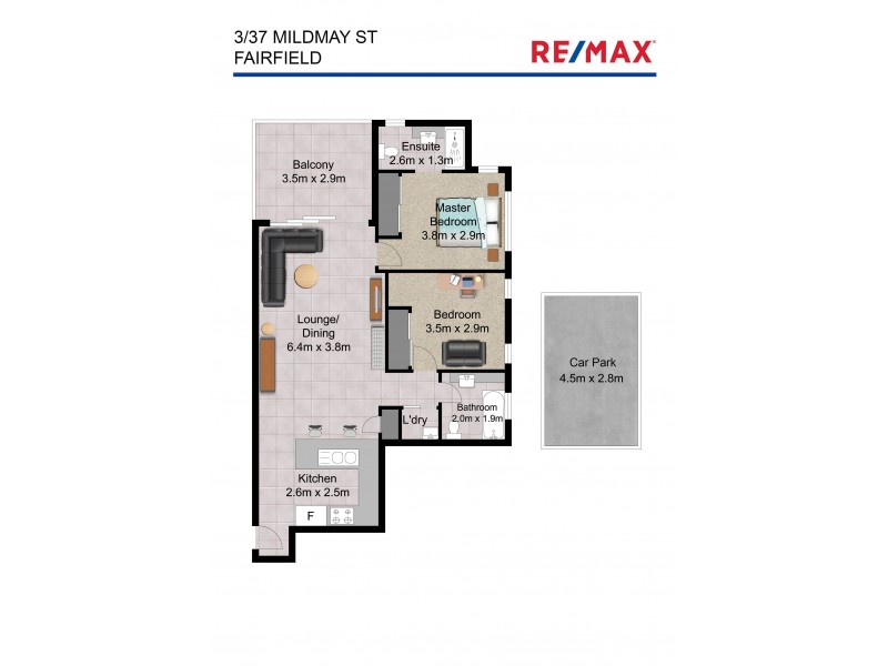 3/37 Mildmay Street, Fairfield QLD 4103 Floorplan