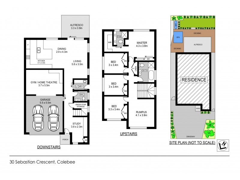 30 Sebastian Crescent, Colebee NSW 2761 Floorplan