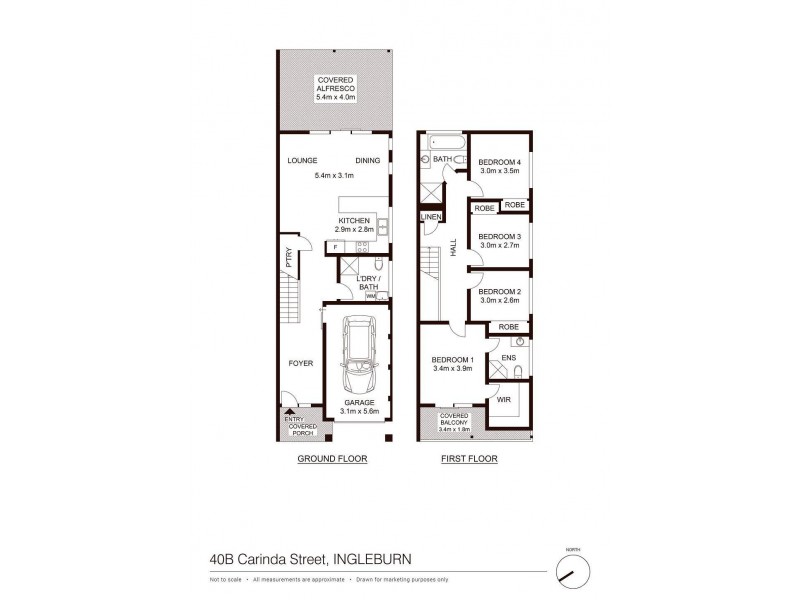 40b Carinda Street, Ingleburn NSW 2565 Floorplan