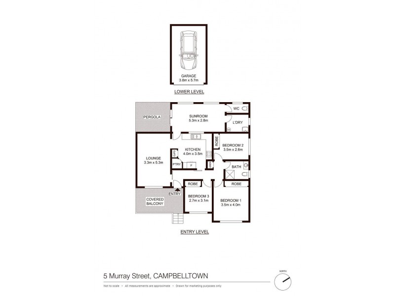 5 Murray Street, Campbelltown NSW 2560 Floorplan