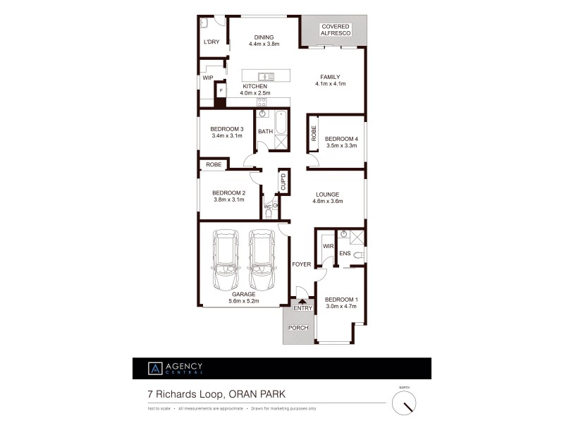 7 Richards Loop, Oran Park NSW 2570 Floorplan