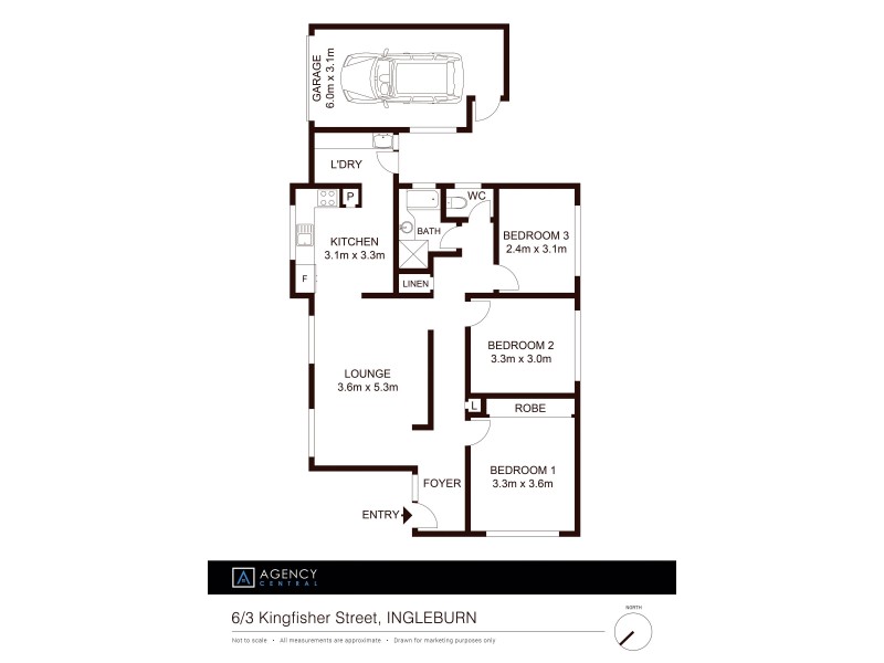 6/3 Kingfisher Street, Ingleburn NSW 2565 Floorplan