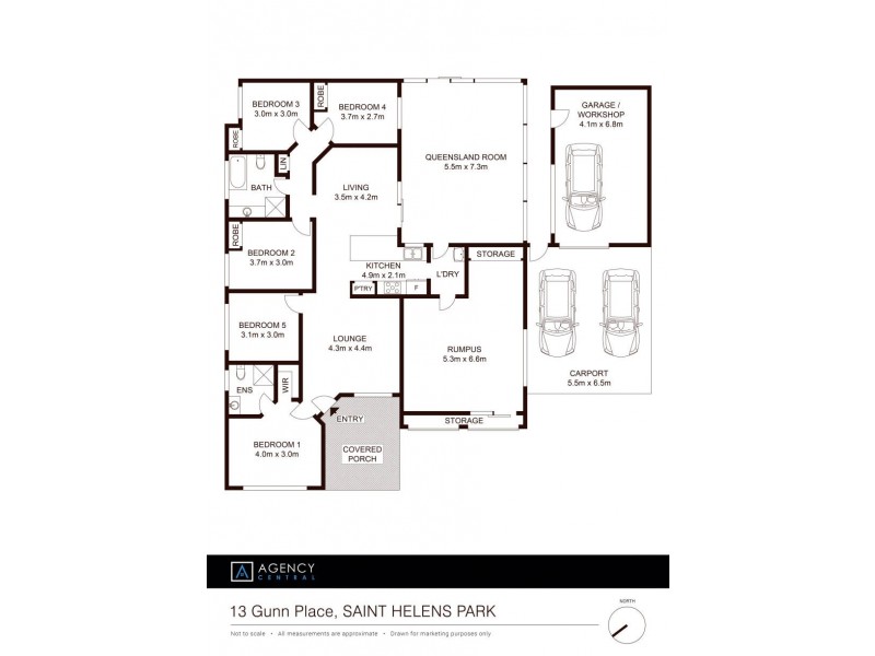 13 Gunn Place, St Helens Park NSW 2560 Floorplan