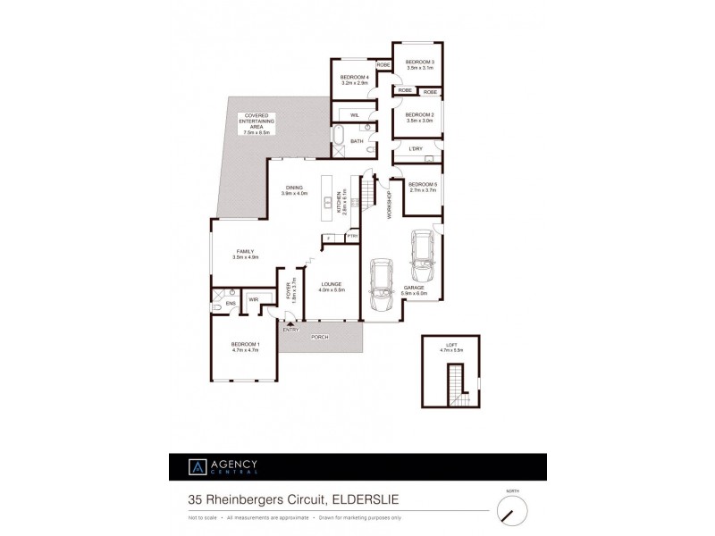 35 Rheinbergers Circuit, Elderslie NSW 2570 Floorplan