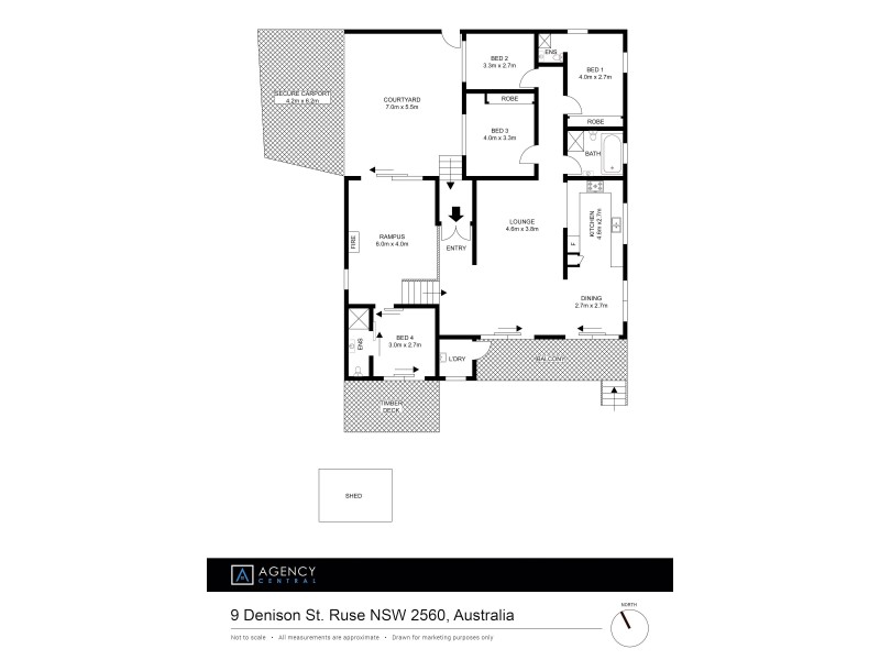 9 Denison Street, Ruse NSW 2560 Floorplan