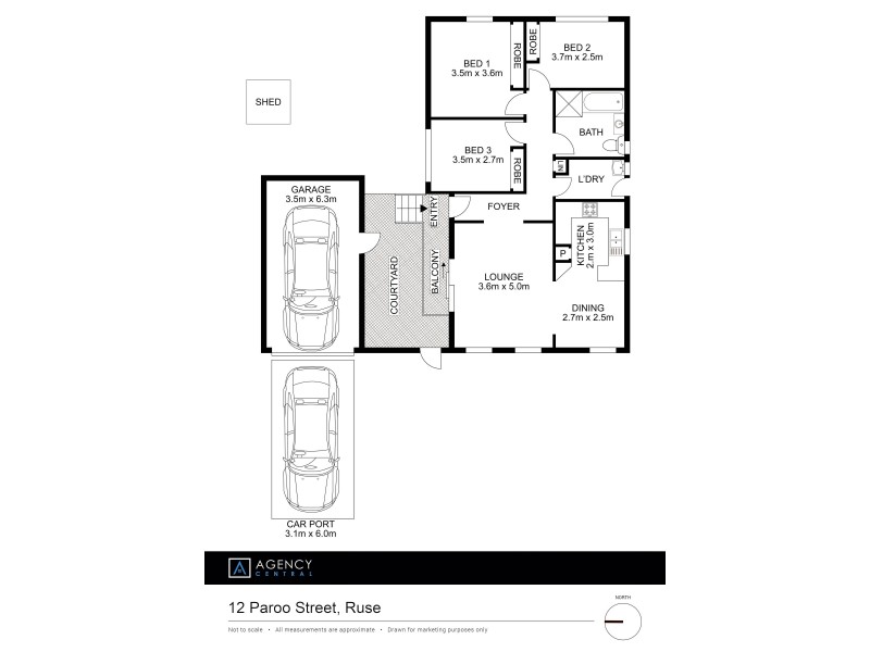 12 Paroo Street, Ruse NSW 2560 Floorplan