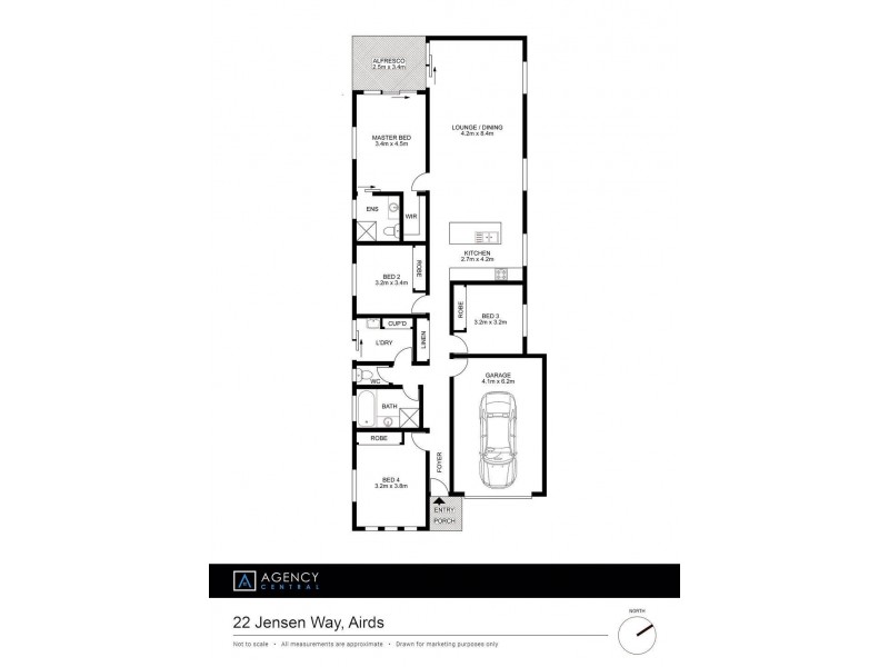 22 Jensen Way, Airds NSW 2560 Floorplan