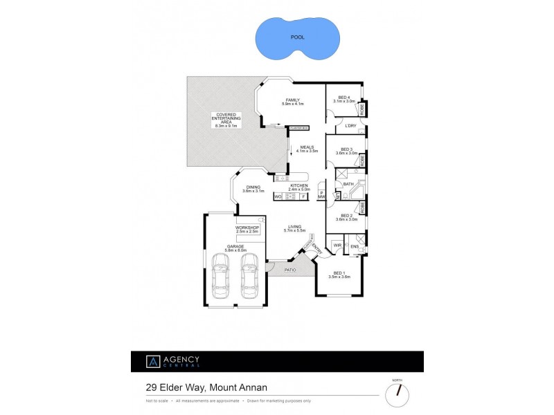 29 Elder Way, Mount Annan NSW 2567 Floorplan