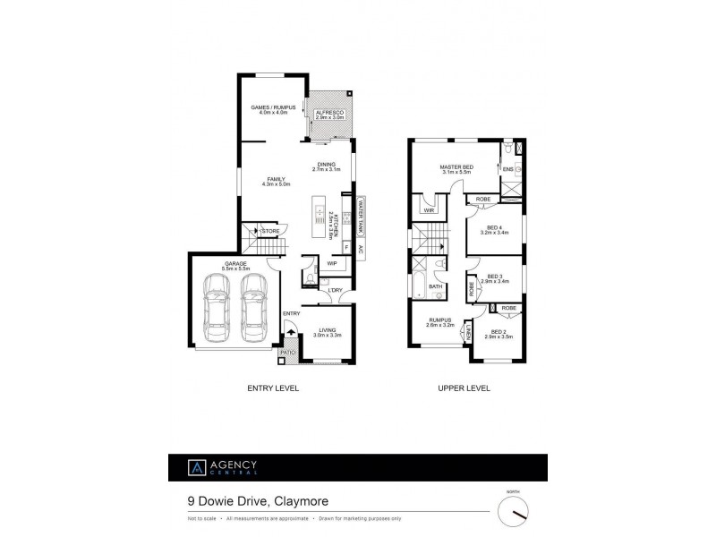 9 Dowie Drive, Claymore NSW 2559 Floorplan