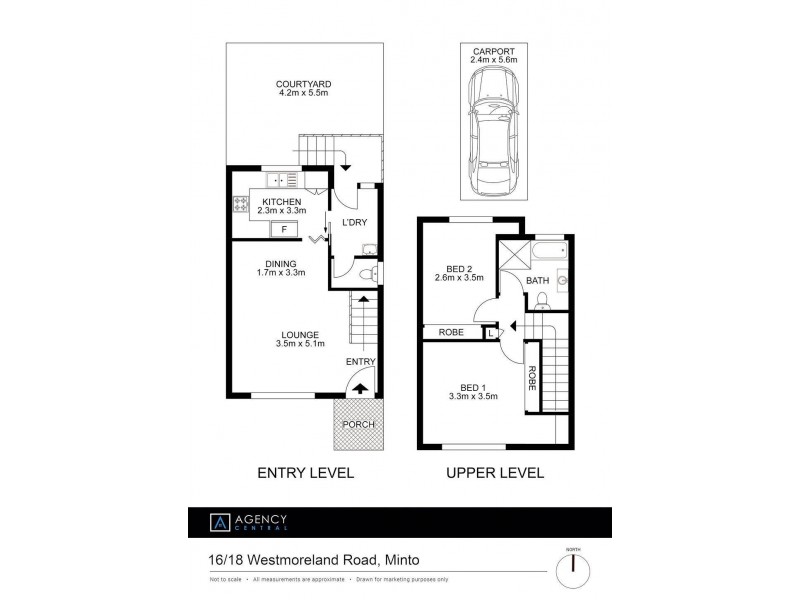 16/18 Westmoreland Road, Minto NSW 2566 Floorplan