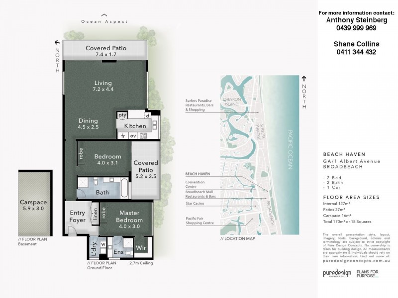GA/1 Albert Avenue, Broadbeach QLD 4218 Floorplan