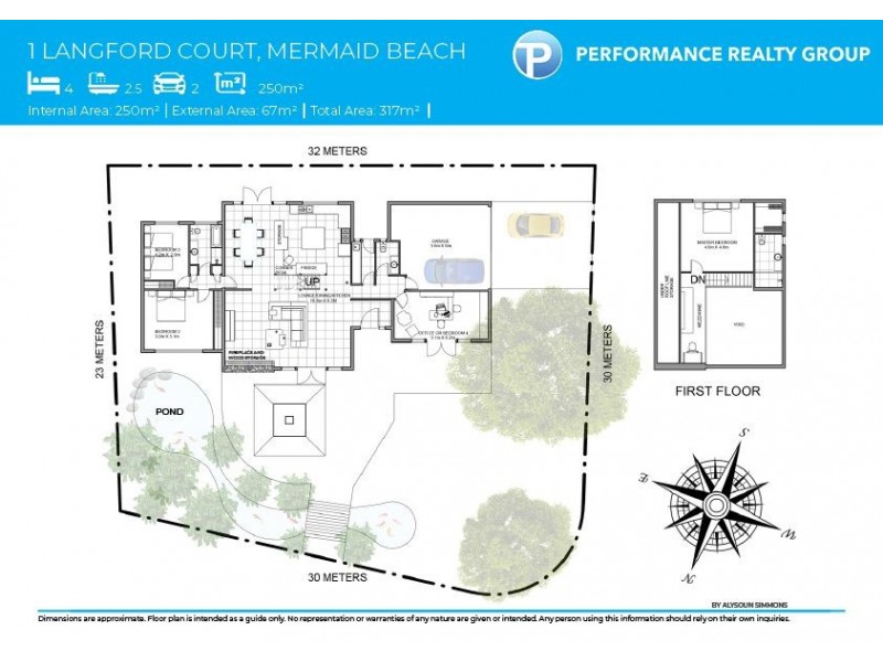 1 Langford Court, Mermaid Waters QLD 4218 Floorplan