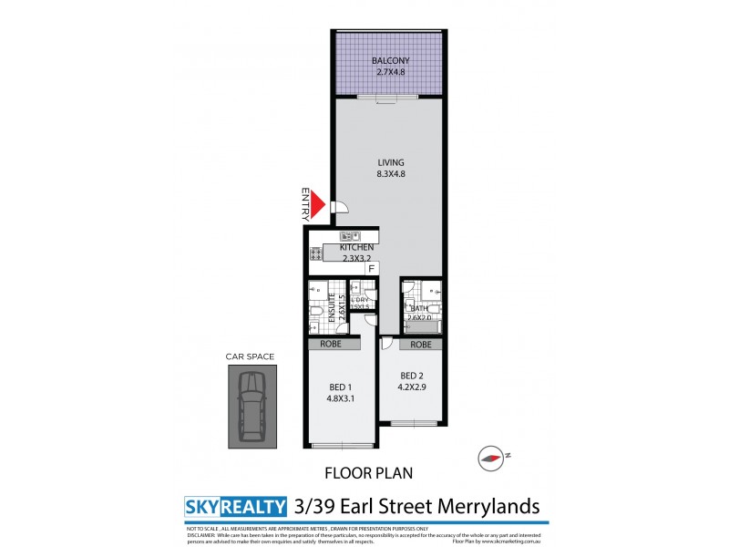 3/39 Earl Street, Merrylands NSW 2160 Floorplan