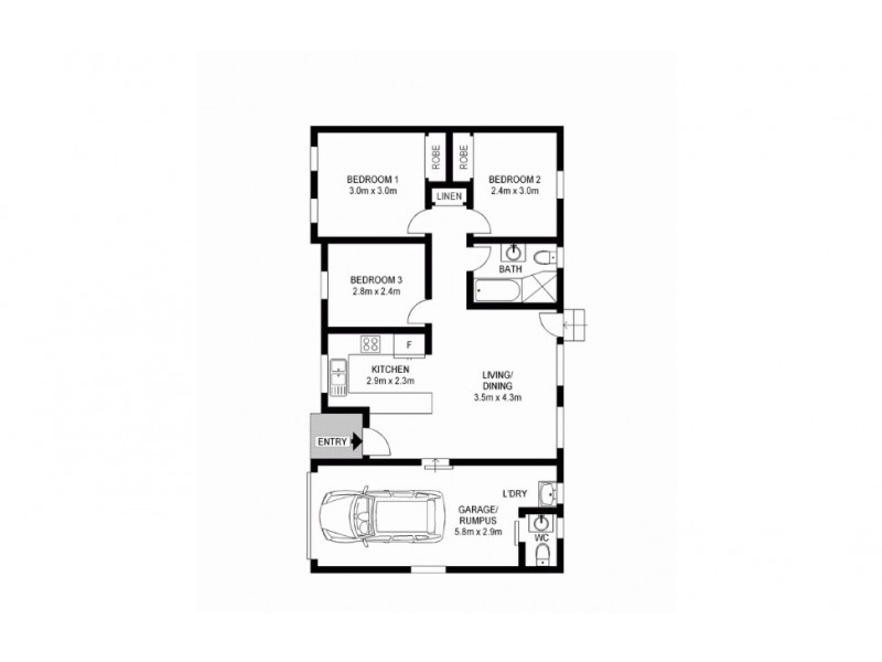 1B Ridge Street, Merrylands NSW 2160 Floorplan