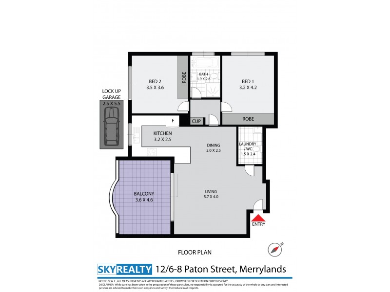 12/6-8 Paton Street, Merrylands NSW 2160 Floorplan