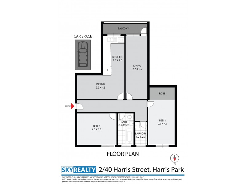 2/40 Harris Street, Harris Park NSW 2150 Floorplan