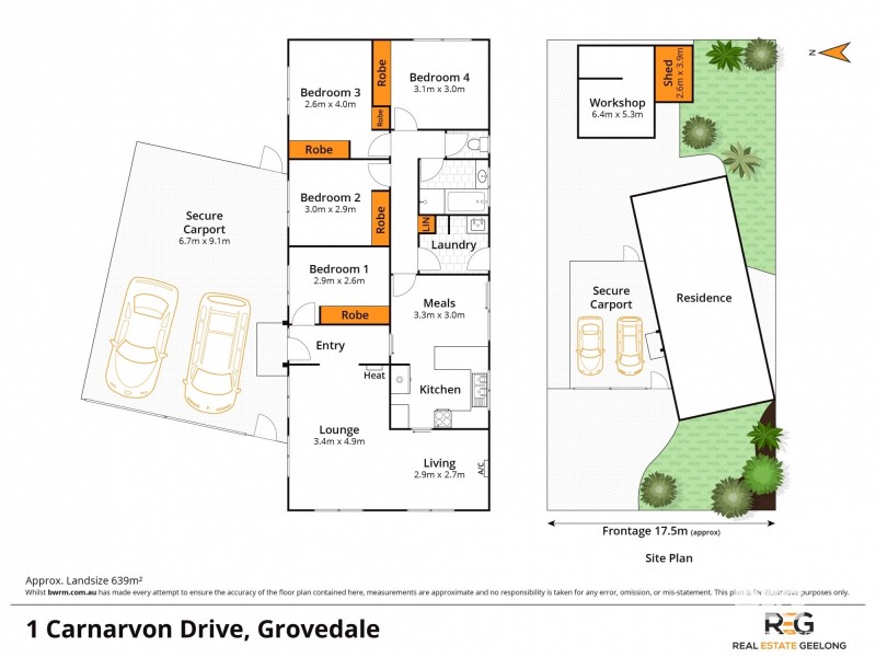 1 CARNARVON DRIVE, Grovedale VIC 3216 Floorplan