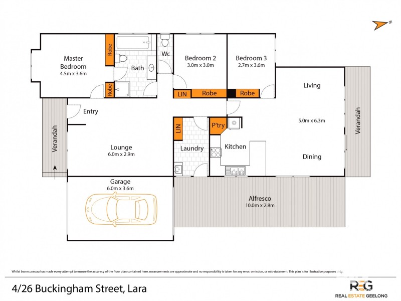 4/26 BUCKINGHAM STREET, Lara VIC 3212 Floorplan