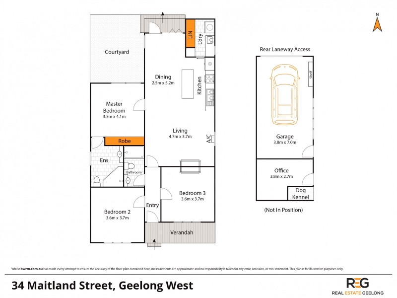 34 MAITLAND STREET, Geelong West VIC 3218 Floorplan