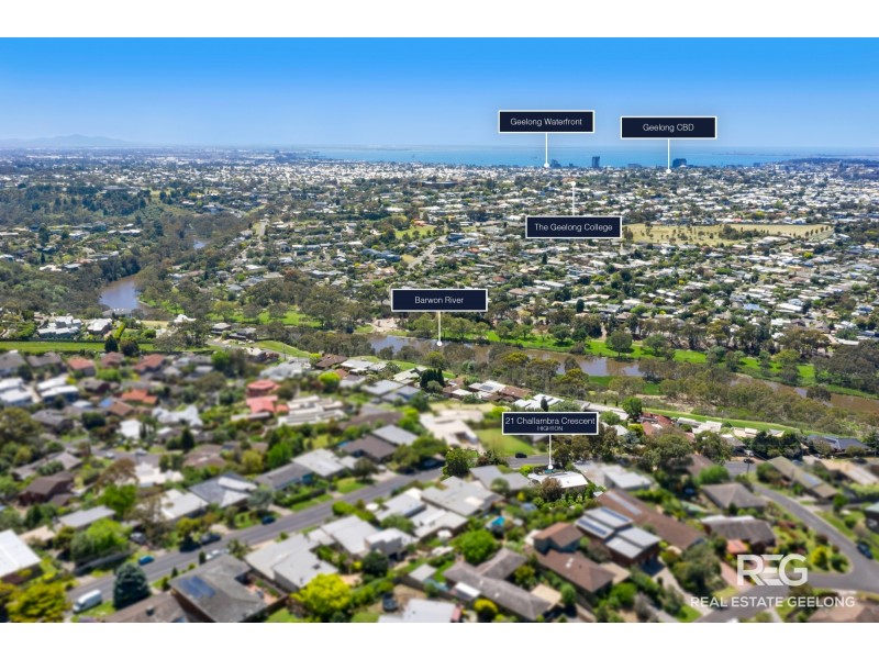 21 CHALLAMBRA CRESCENT, Highton VIC 3216