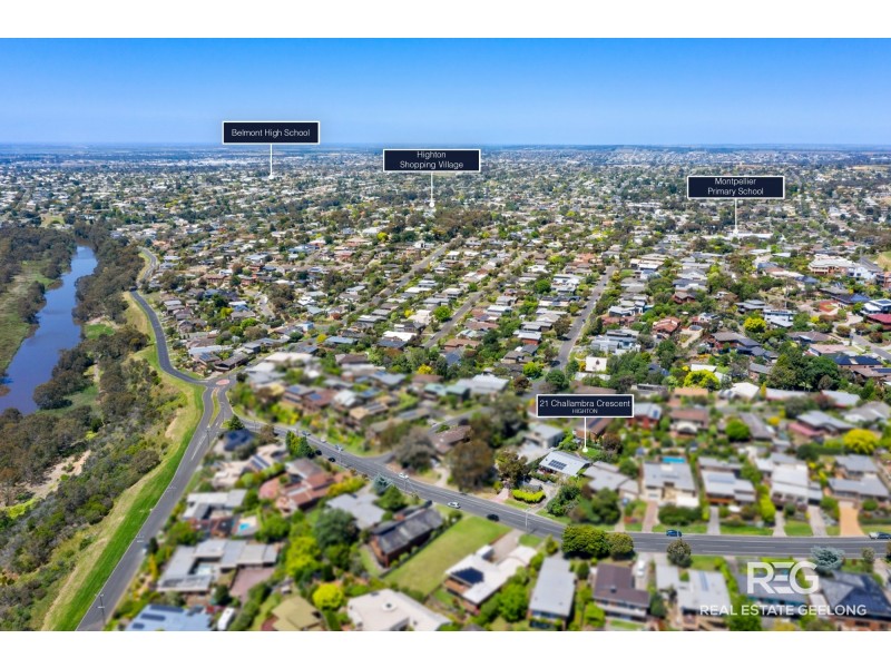 21 CHALLAMBRA CRESCENT, Highton VIC 3216