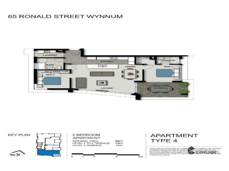 16/65 Ronald Street, Wynnum QLD 4178 Floorplan