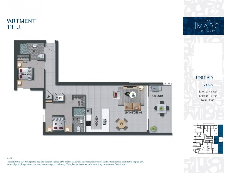 210/610 Main Street, Kangaroo Point QLD 4169 Floorplan