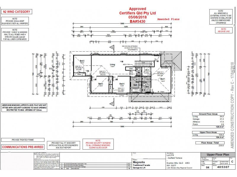 4 Garfield Terrace, Everton Hills QLD 4053 Floorplan