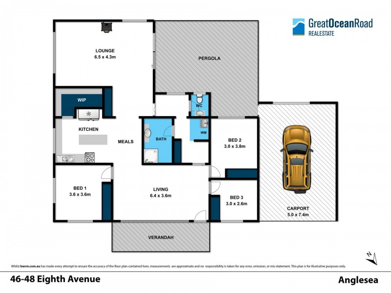 46-48 Eighth Avenue, Anglesea VIC 3230 Floorplan