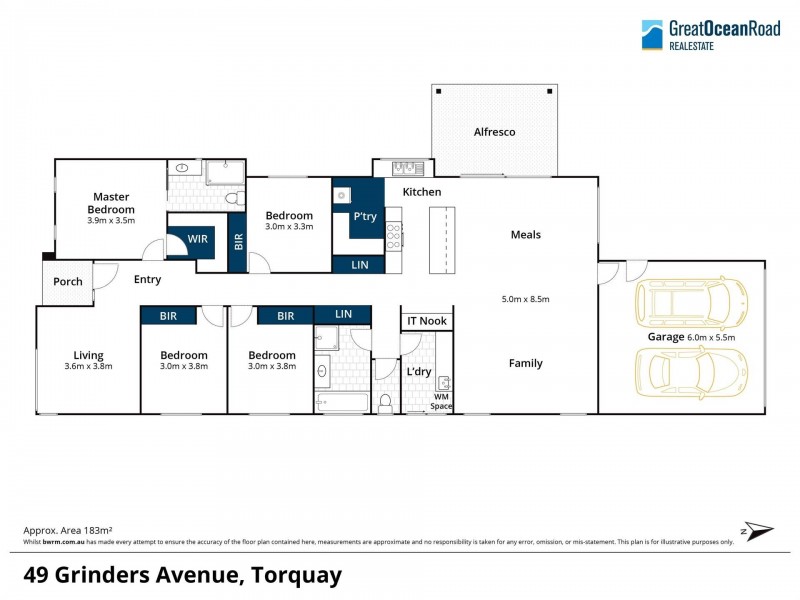 49 Grinders Avenue, Torquay VIC 3228 Floorplan