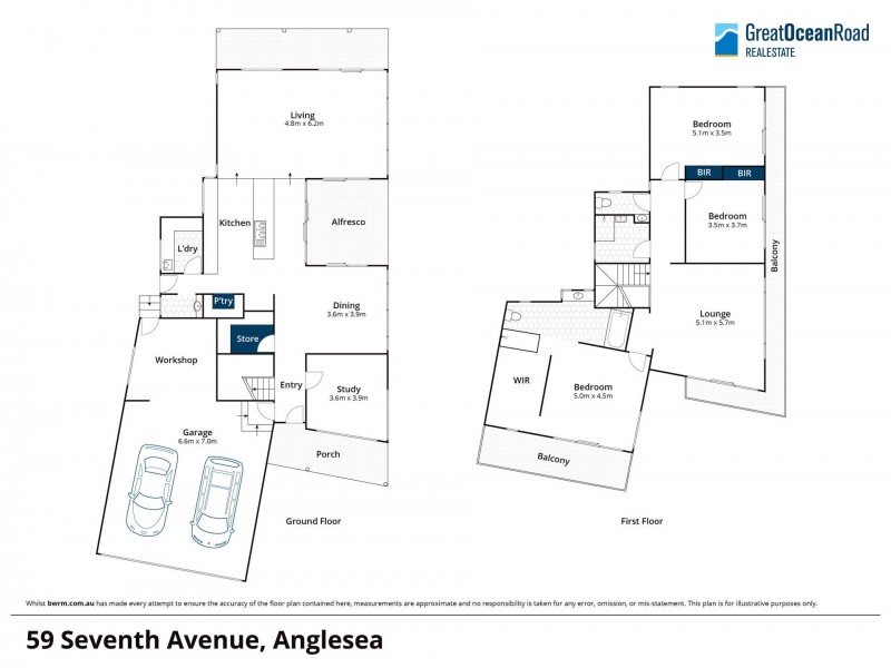 59 Seventh Avenue, Anglesea VIC 3230 Floorplan