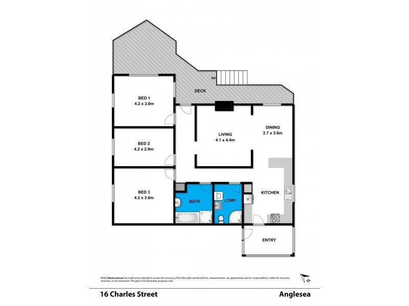 16 Charles Street, Anglesea VIC 3230 Floorplan