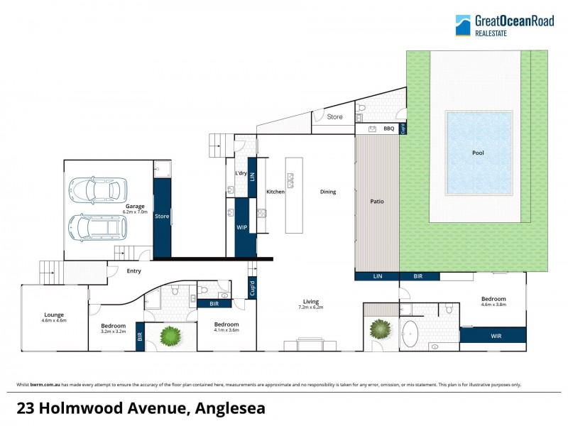23 Holmwood Avenue, Anglesea VIC 3230 Floorplan