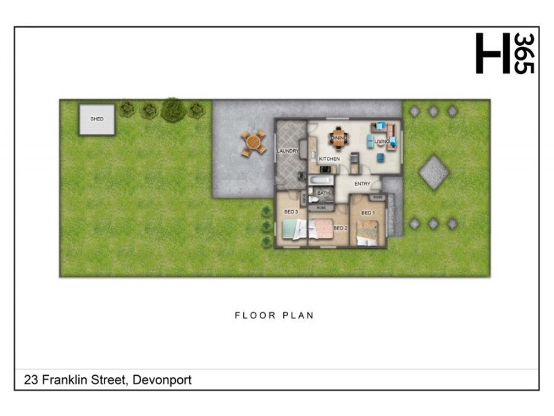 23 Franklin Street, Devonport TAS 7310 Floorplan