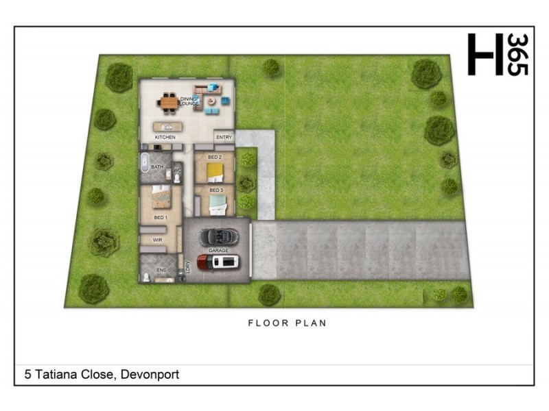 5 Tatiana Close, Devonport TAS 7310 Floorplan