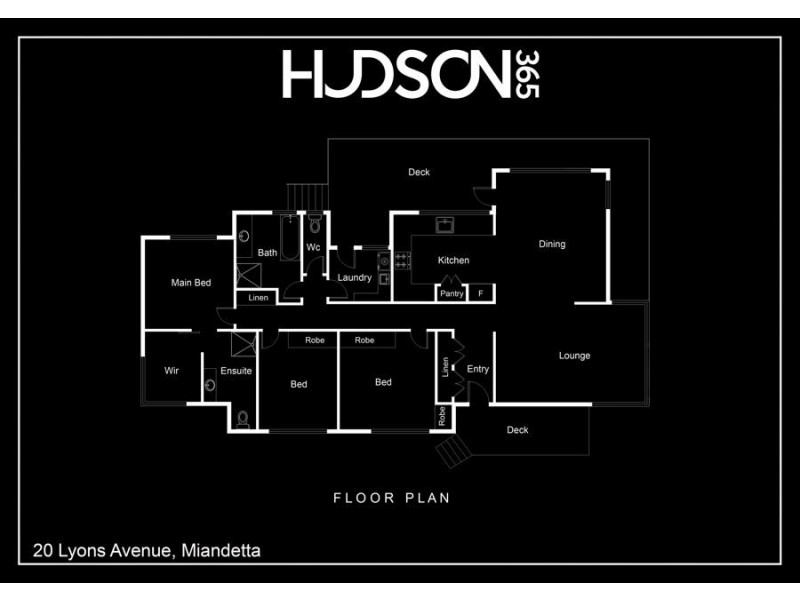 20 Lyons Avenue, Miandetta TAS 7310 Floorplan