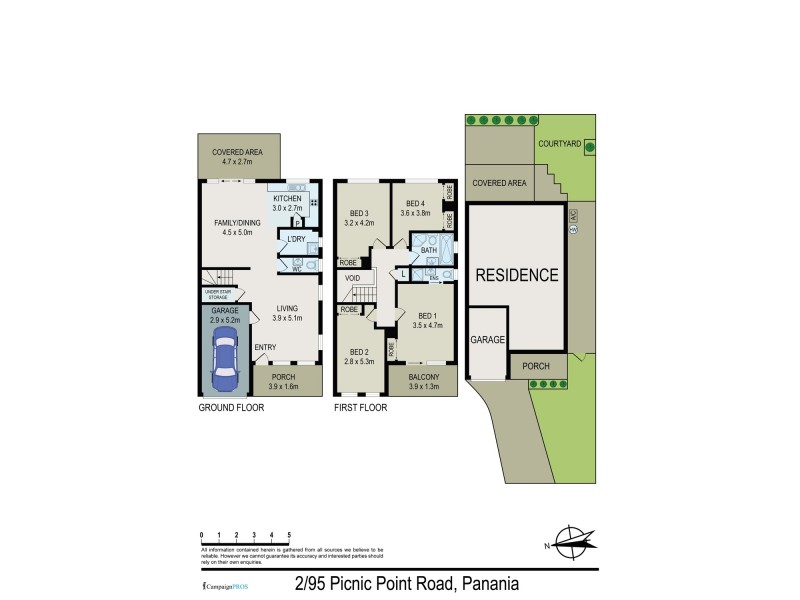 Unit 2/95 Picnic Point Rd, Panania NSW 2213 Floorplan