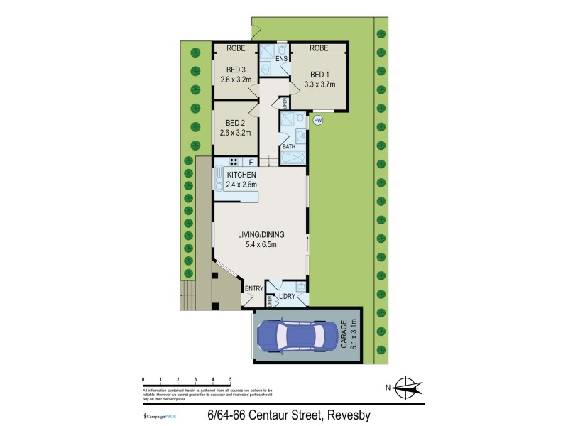 Unit 6/64-66 Centaur St, Revesby NSW 2212 Floorplan